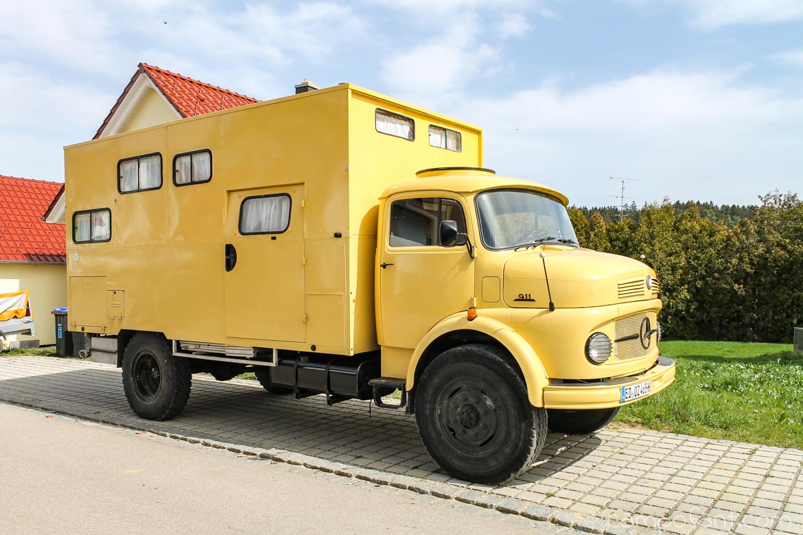 Mercedes 911, Innenausbau Wohnmobil, Kurzhauber