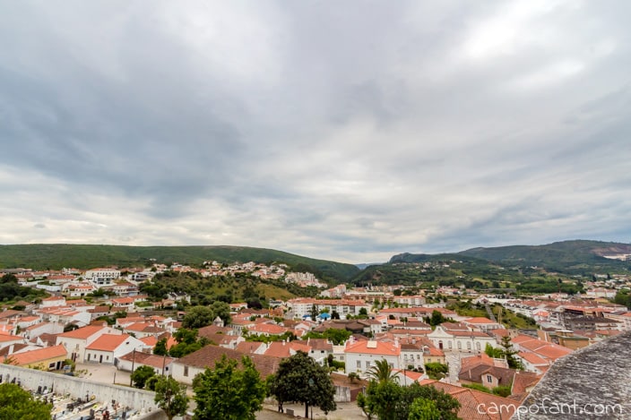 Ausblick, Burg, Porto de Eos