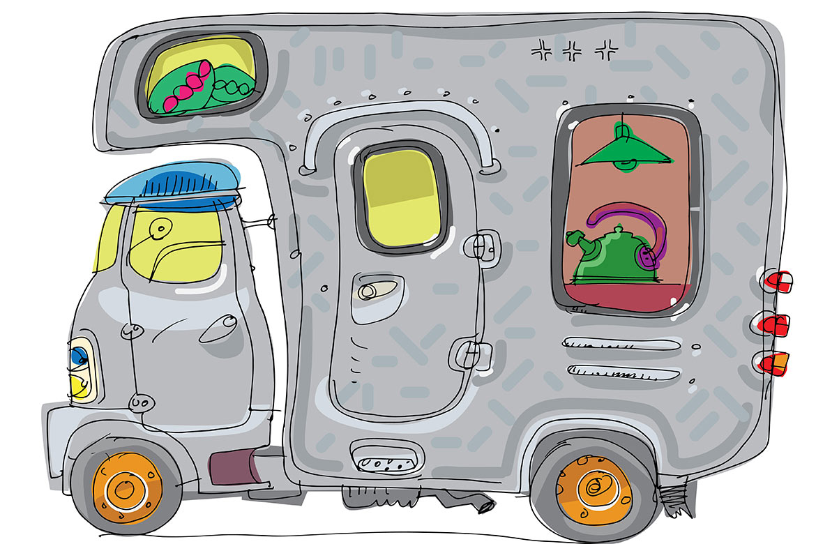 Wohnmobil überladen, drohende Strafen, Gewicht sparen, Inland, Ausland