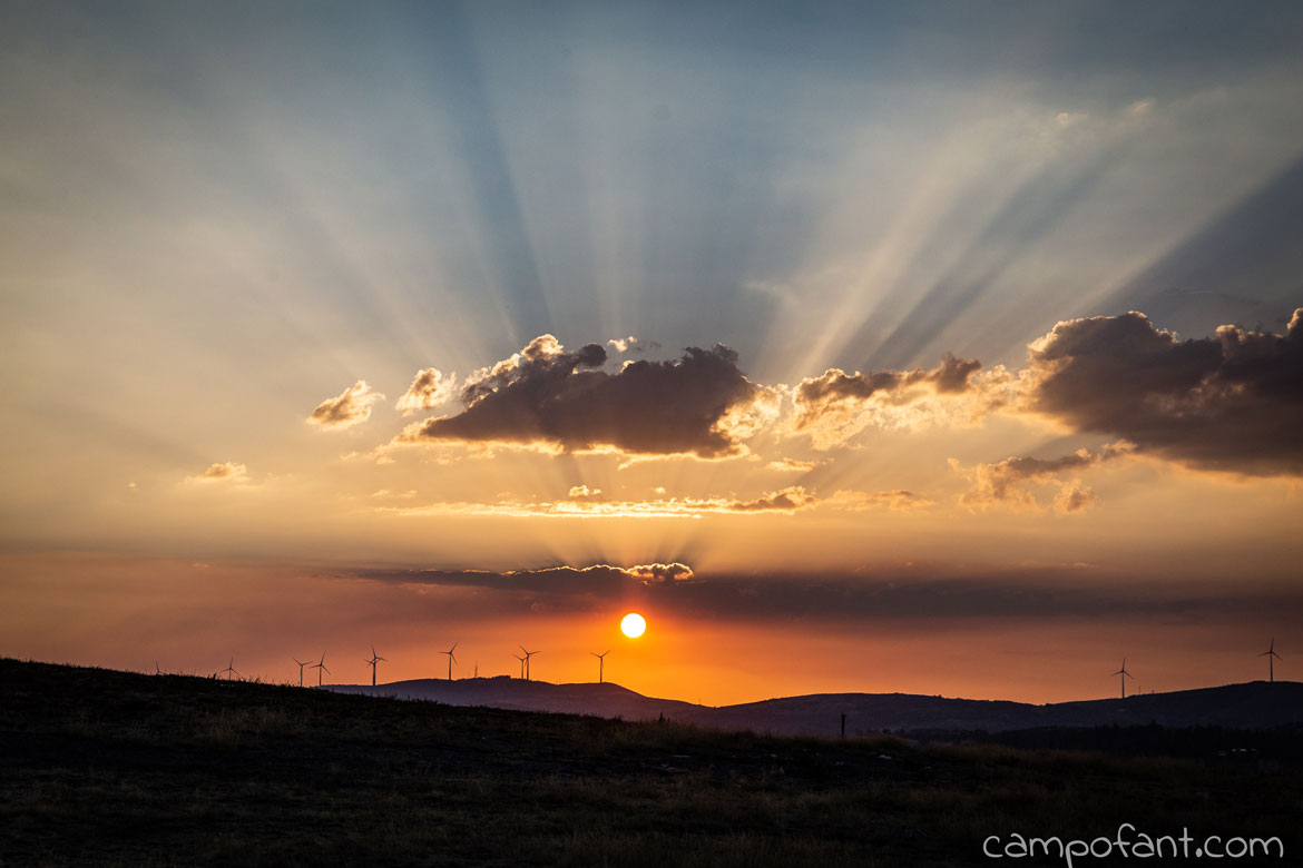 Sonnenuntergang am Rabagão