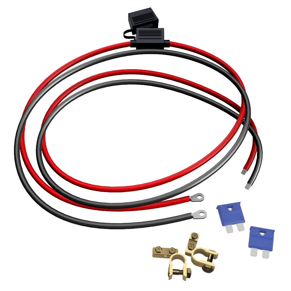 batteriekabel-15a-6-mm2-polklemmen Batteriekabel 6 mm2 mit 15A Sicherung und Sicherungshalter und Polklemmen