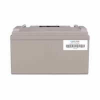 Rückseite 110 Ah Gel-Batterie Victron