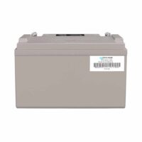 Rückseite Gel-Batterie 130 Ah Victron