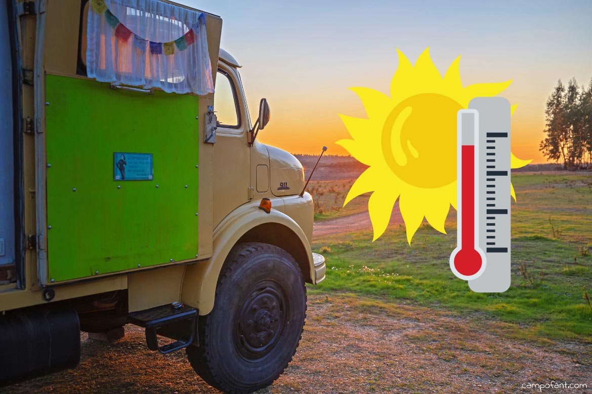 Hitze Wohnmobil kühlen Tipps