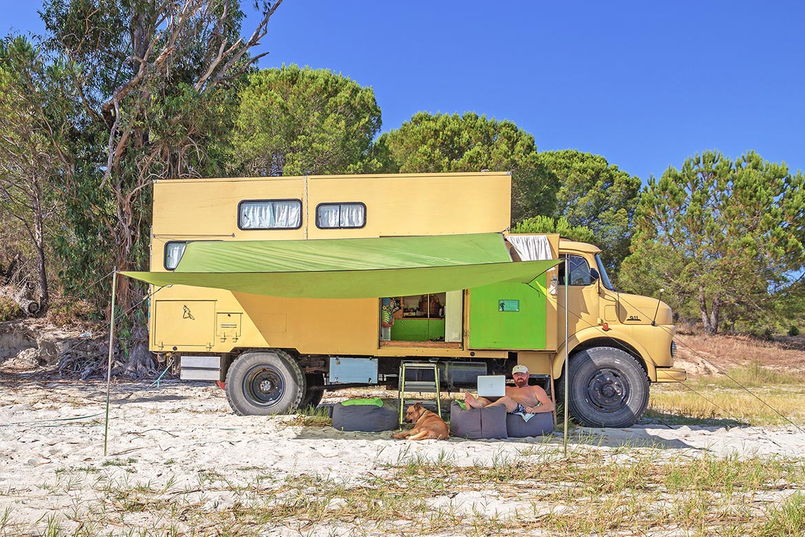 Kühlen Wohnmobil Hitze Markise