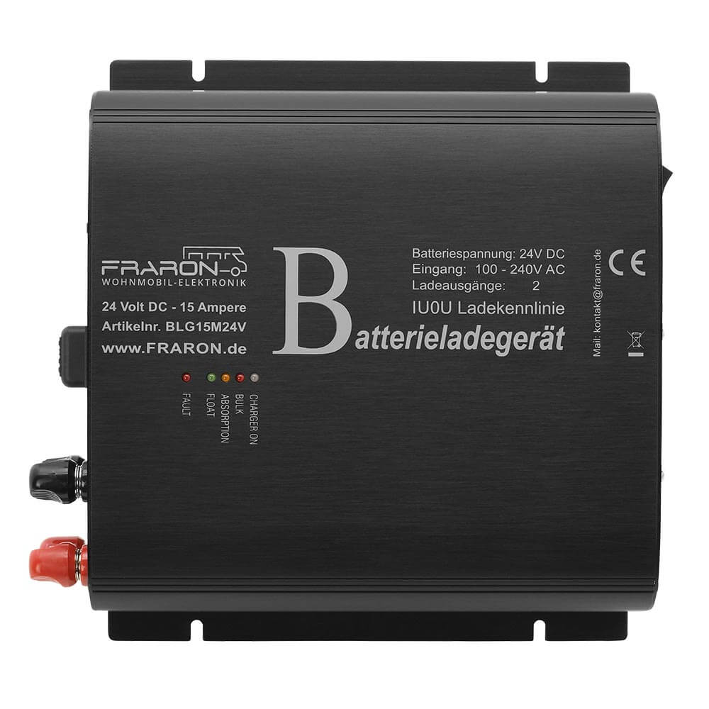ladegeraet-230v-24v-15a-fraron-o Automatikladegerät 24 Volt 15A von Fraron