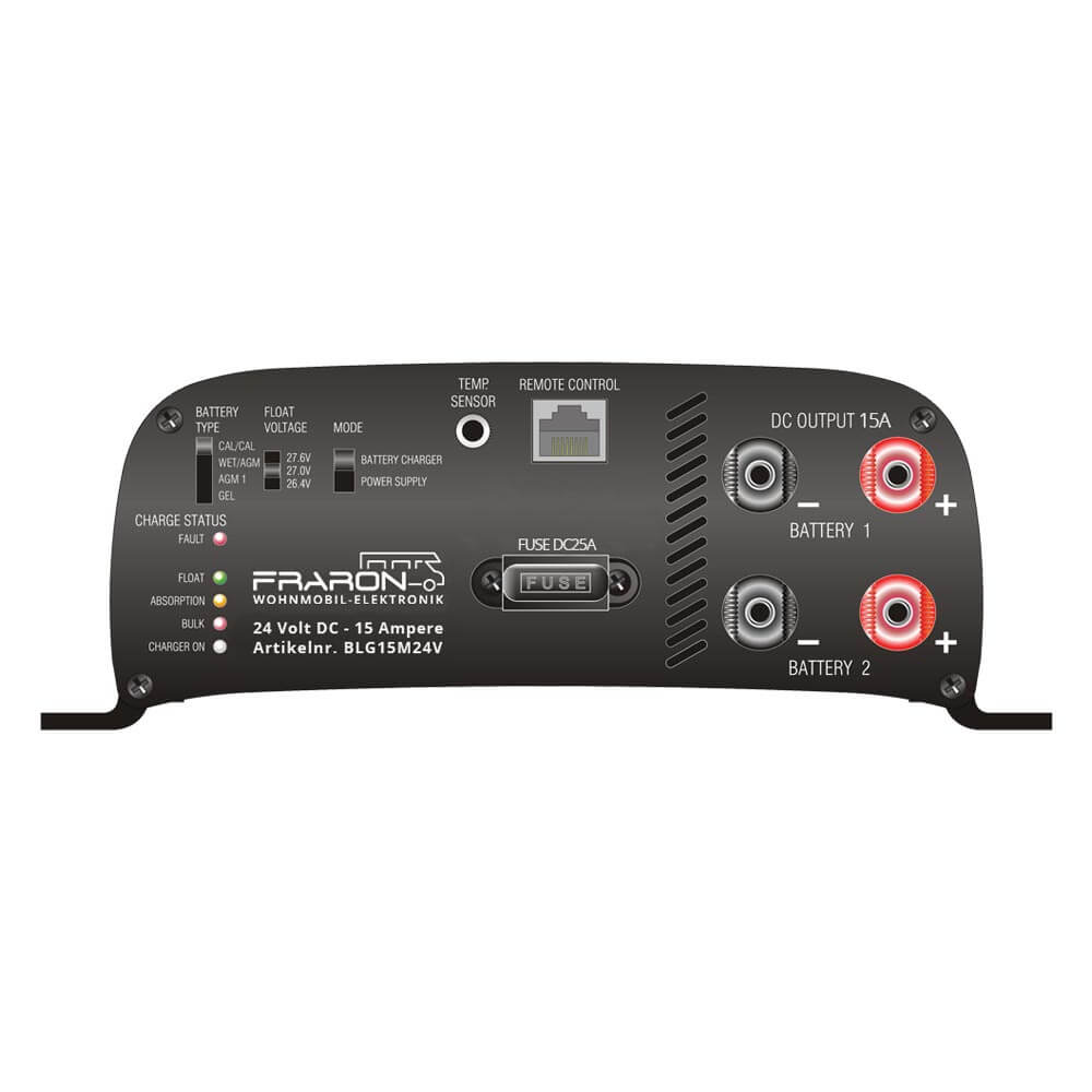 ladegeraet-230v-24v-15a-fraron-s Automatikladegerät 24 Volt 15A von Fraron
