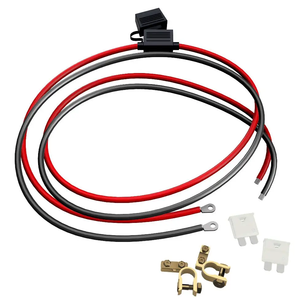 batteriekabel-25a-4-mm2-polklemmen Batteriekabel 4 mm2 mit 25A Sicherung und Sicherungshalter und Polklemmen