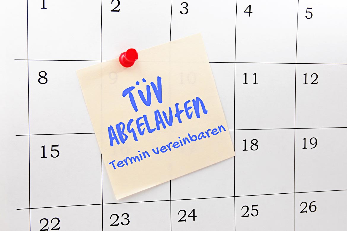 TÜV überziehen, HU abgelaufen