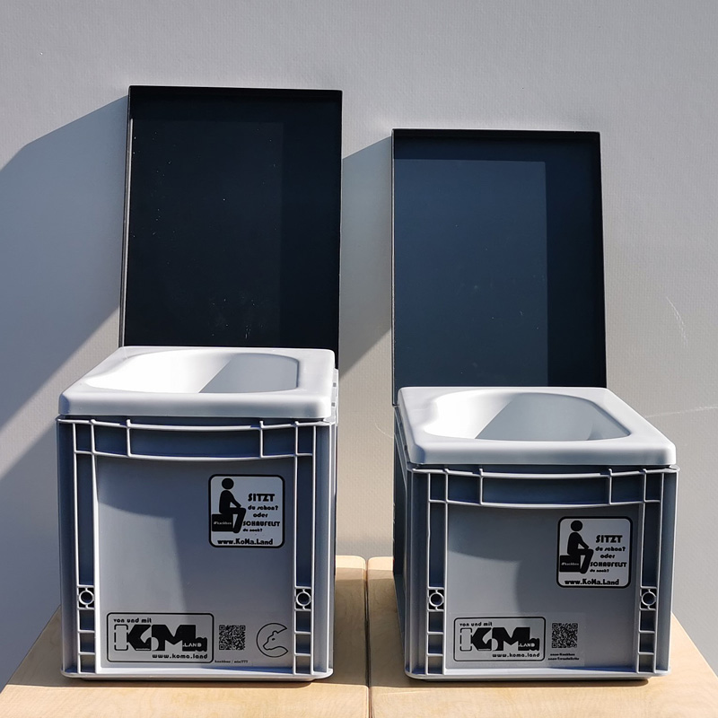 trockentoilette kackbox komaland