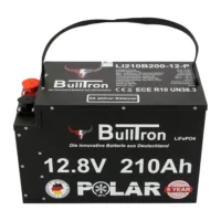 Bulltron LiFePO4 Batterie 12,8V 210Ah Polar – Frontansicht