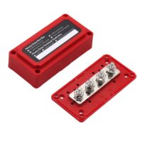 Hochstrom Sammelschiene Rot 4x M8