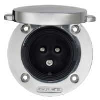 Victron 16A Edelstahl Einbau-Steckdose Landstrom