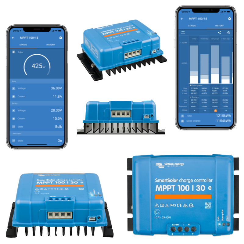 360W Solar-Set CampoBlack MPPT Victron