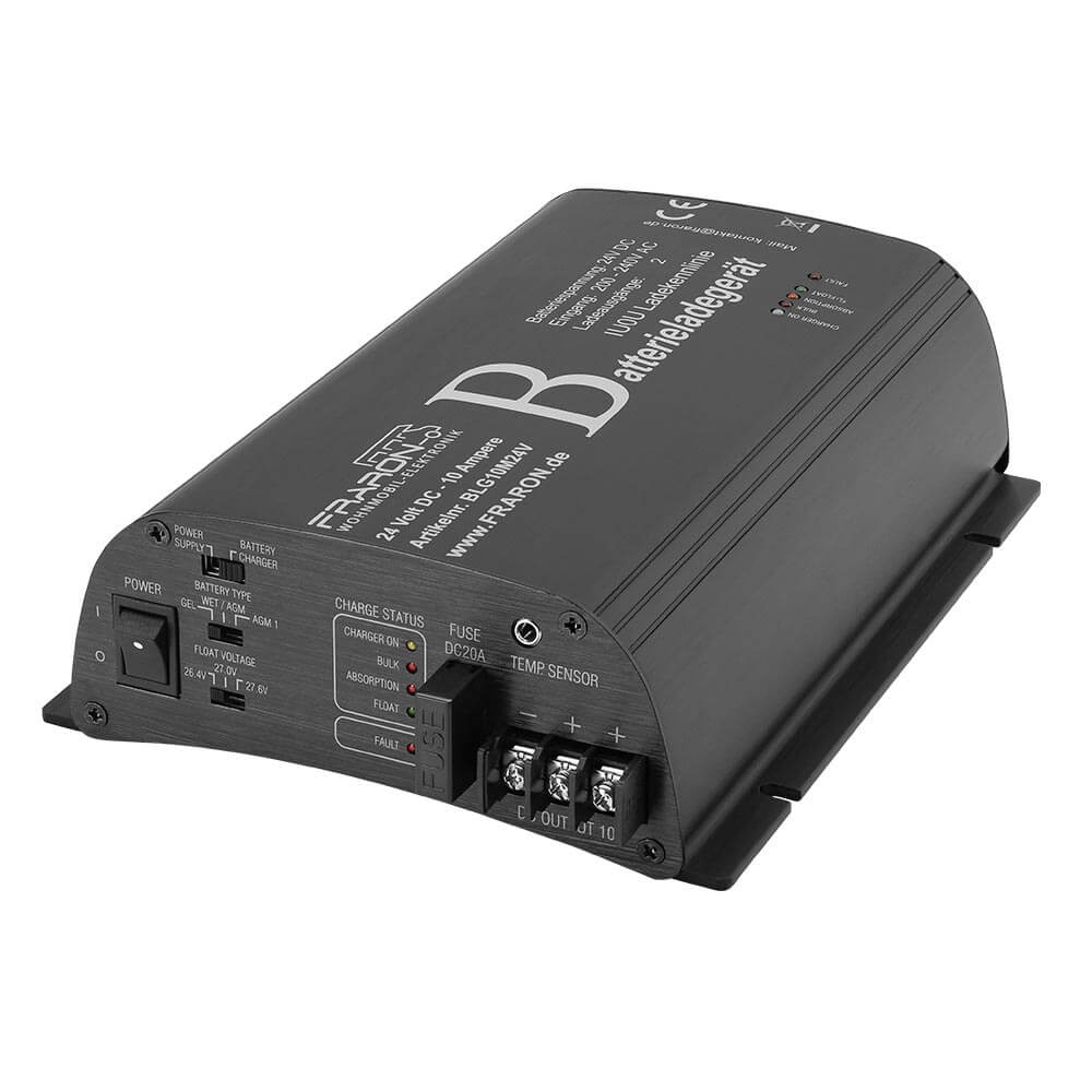 ladegeraet-230v-24v-10a-fraron Automatikladegerät 24 Volt 10A von Fraron