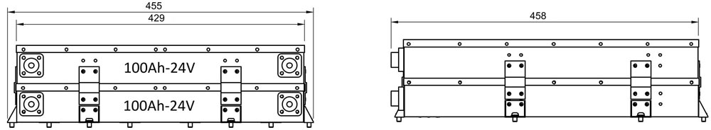 Abmessungen 100Ah 24V BullTron