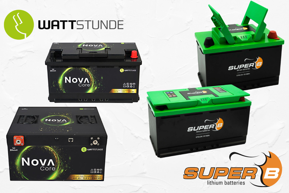 Wattstunde LiFePO4 NOVA Core Super B Lithium-Batterien Epsilon