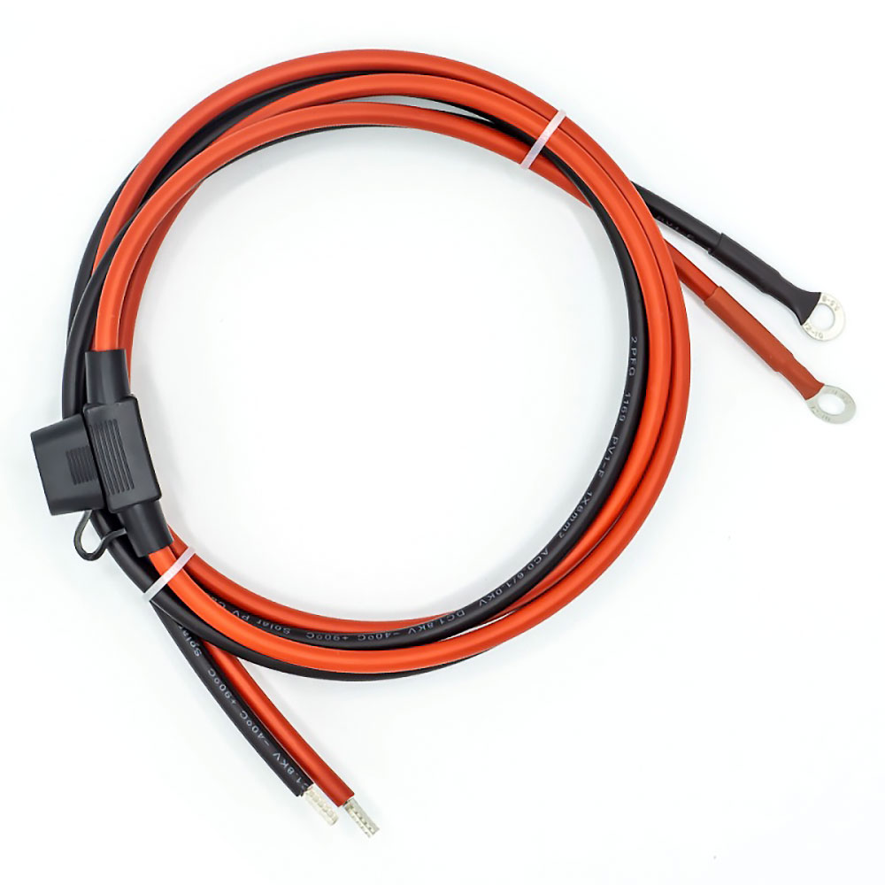 4mm-batterieanschlusskabel-20a-sicherung 4 mm² Solar Batterie Anschlusskabel mit 20A Sicherung