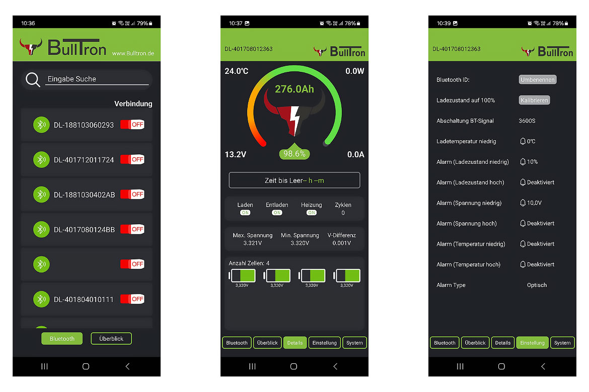 Neue BullTron App