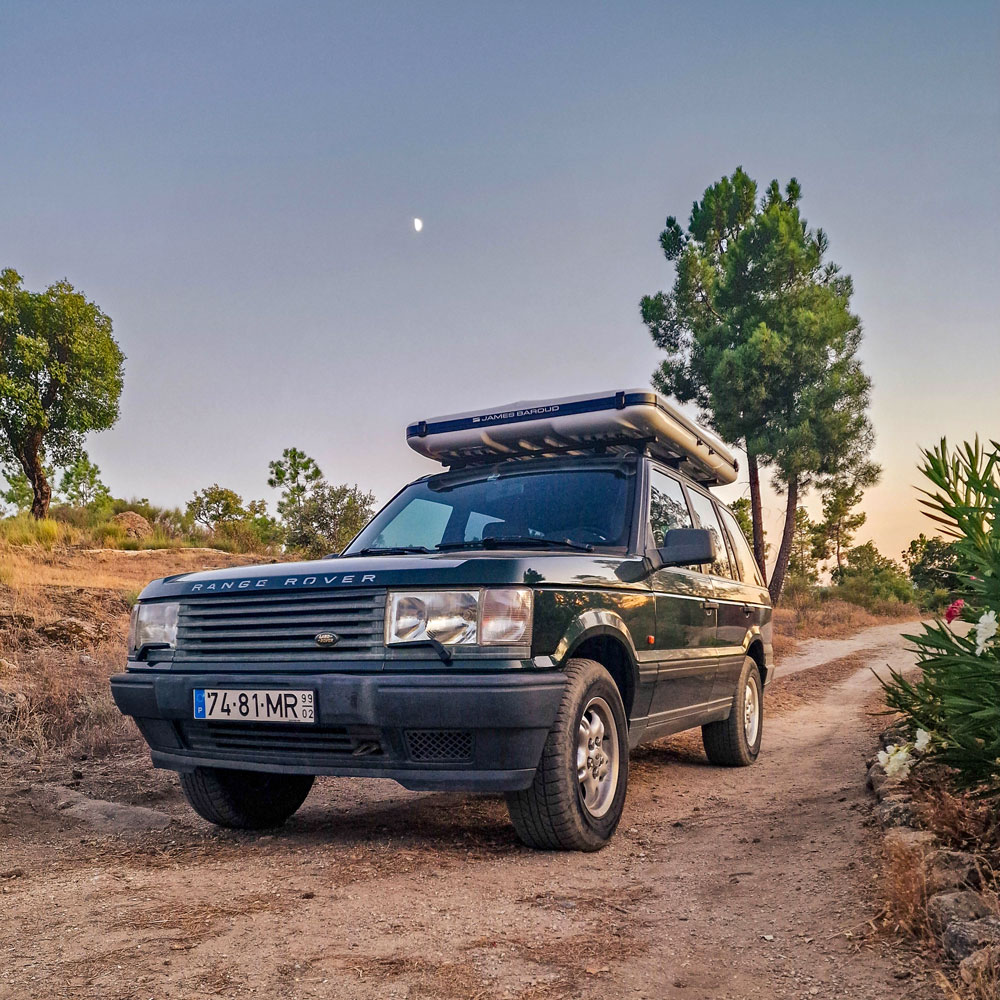 Range Rover P38 mit Dachzelt