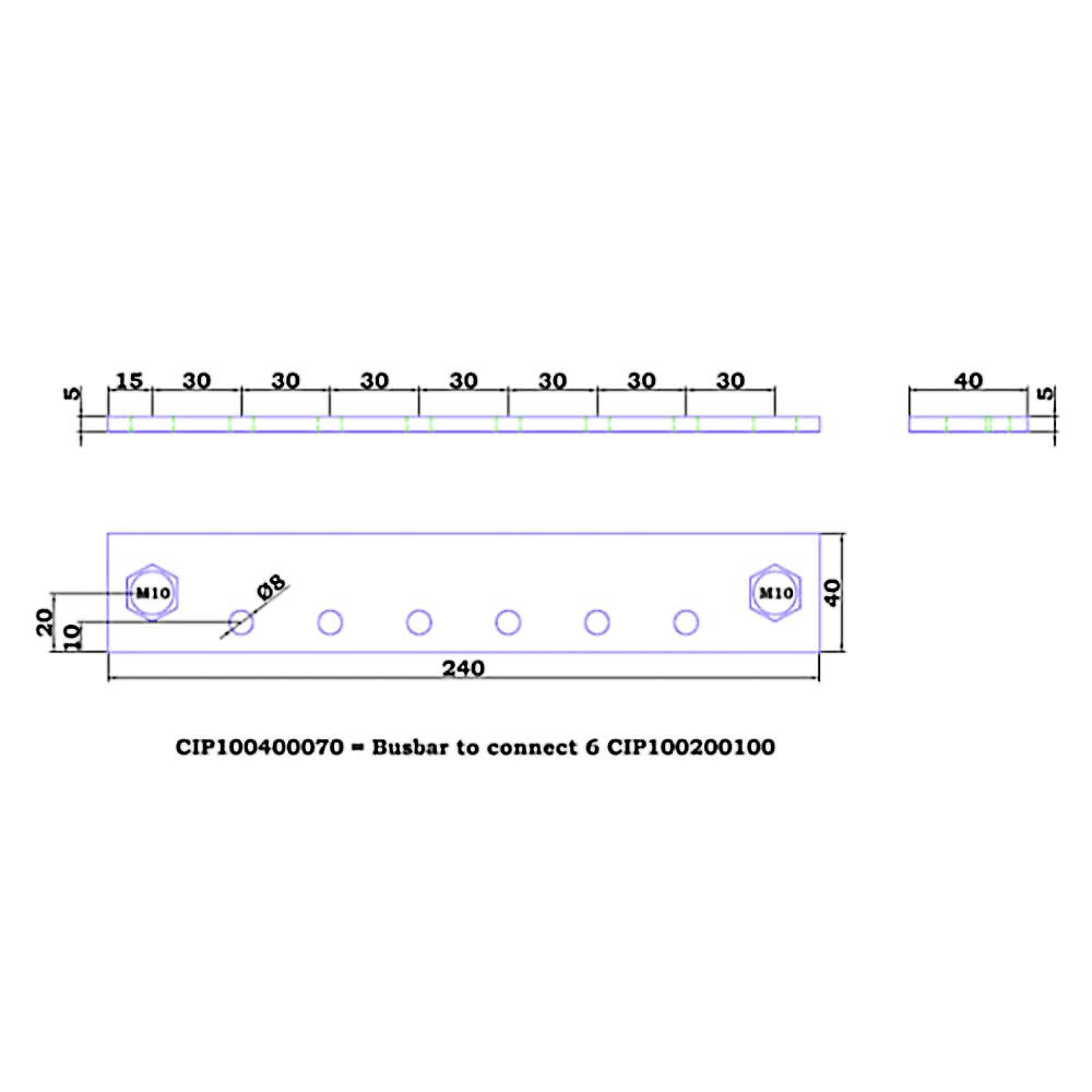 victron-sammelschiene-6er-zeichnung Victron Sammelschiene für Mega Sicherungshalter 6er Zeichnung