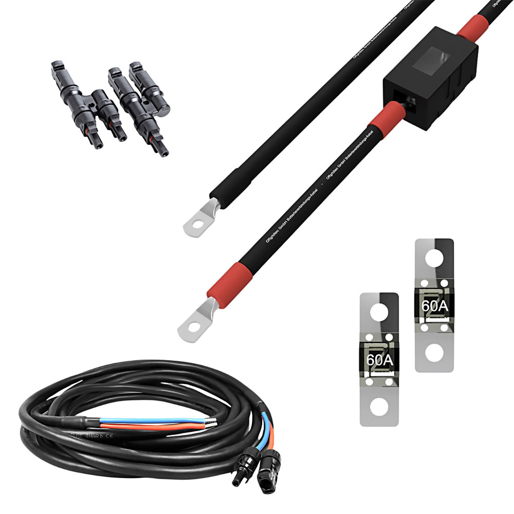 Verkabelung 420 Watt Solar-Set