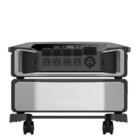 EcoFlow DELTA Pro Ultra Powerstation Frontansicht mit Steckdosen und Ladeanzeige