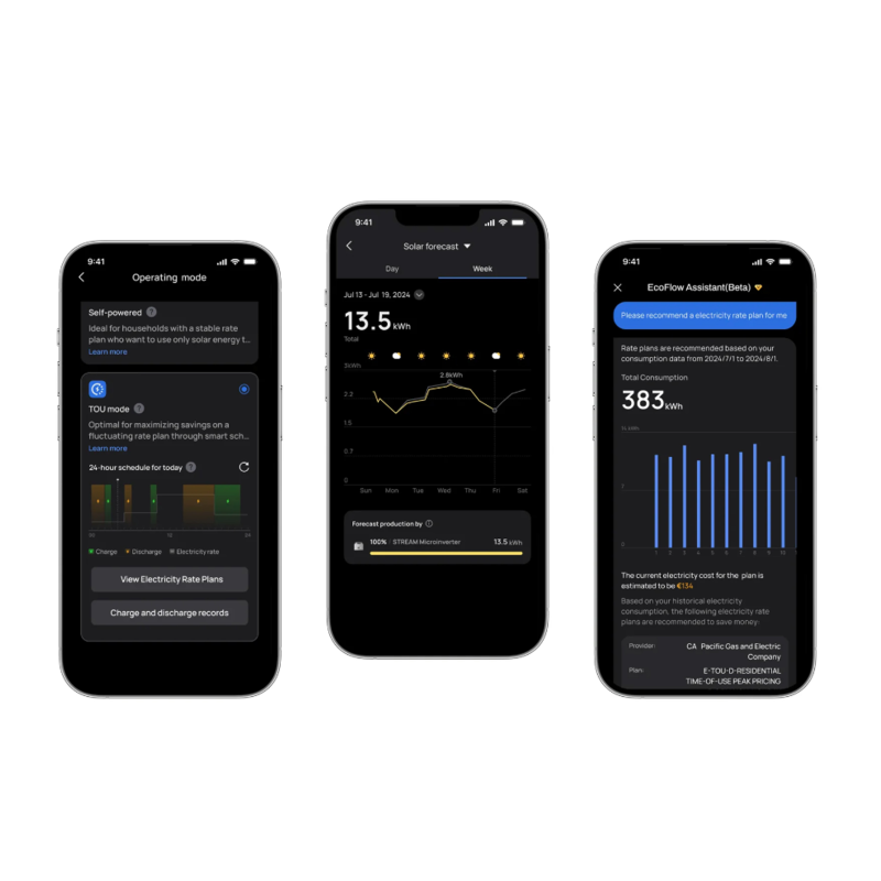 ecoflow-stream-mikrowechselrichter-800w-mit-pv-und-ac-kabel~6-2 Smartphone-Ansicht der EcoFlow App zur Steuerung des STREAM Mikrowechselrichters