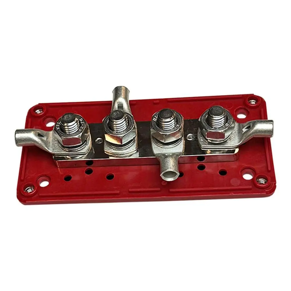 Hochstrom-Sammelschiene-4-x-M10-bis-300A-SS4M10-P-rot-2 Hochstrom Sammelschiene rot