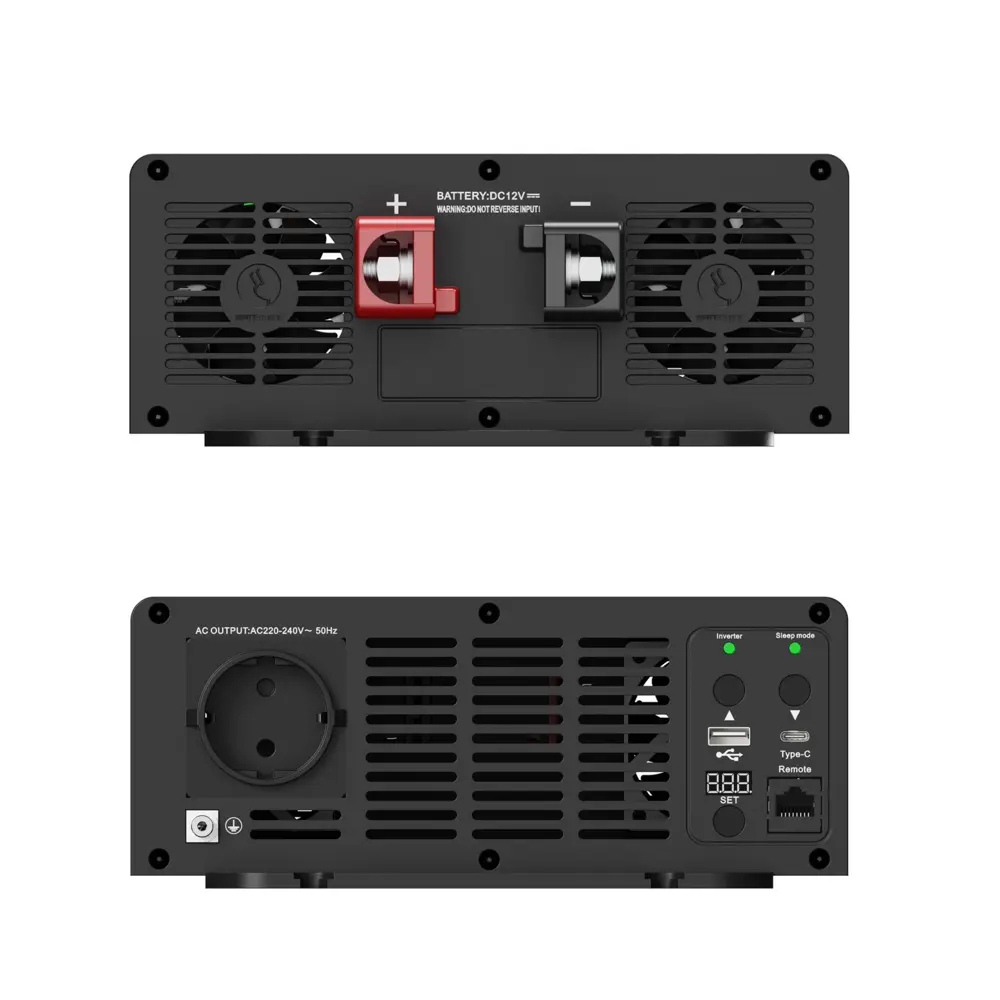1500w-tara-sync-base-anschluesse Anschlüsse 1500 Watt TARA Sync Base Wattstunde Wechselrichter