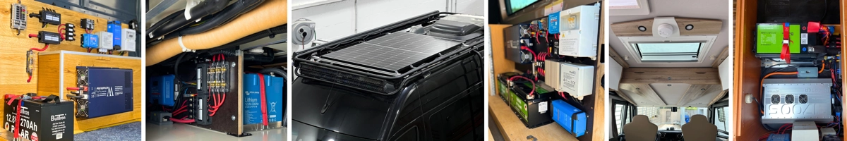 Wohnmobil Werkstatt Einbau Solaranlage Batterien