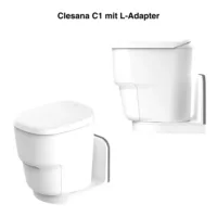 Clesana C1 Verscheiss-Toilette mit L-Adapter