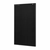 WATTSTUNDE SOLA Frame Shadow 120 W Solarmodul in schräger Seitenansicht von rechts