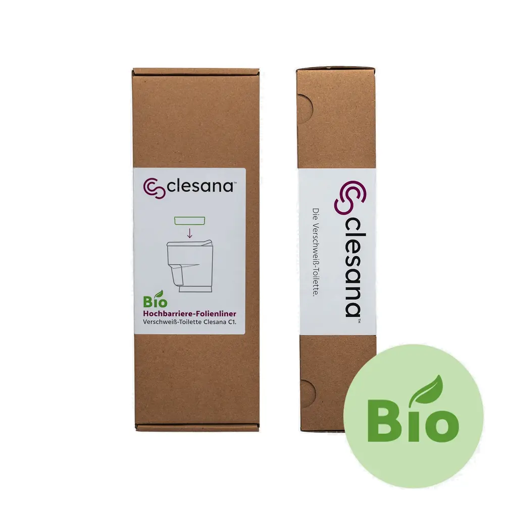 bio-folienliner-clesana Clesana Bio Folienliner für Clesana C1 Verschweiss-Toilette