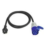 Adapterkabel Schuko-Stecker auf CEE-Kupplung 150 cm