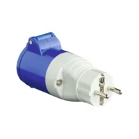 Adapterstecker Schuko-Stecker auf CEE-Steckdose, 16A