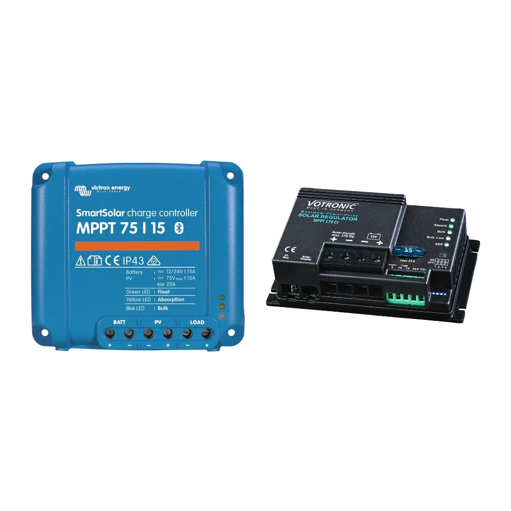 Laderegler Victron SmartSolar MPPT 75/15 und Votronic MPPT 170 CI