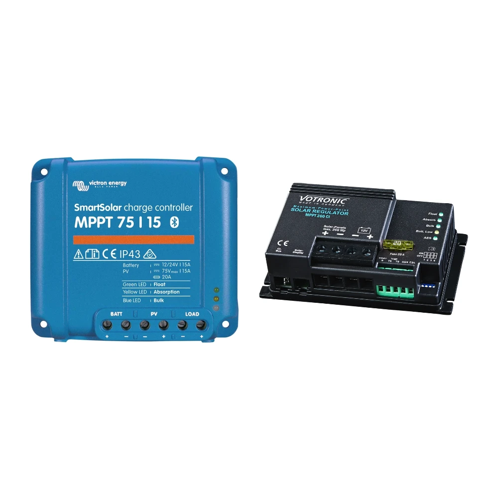 Laderegler Victron SmartSolar MPPT 75/15 und Votronic MPPT 260 CI