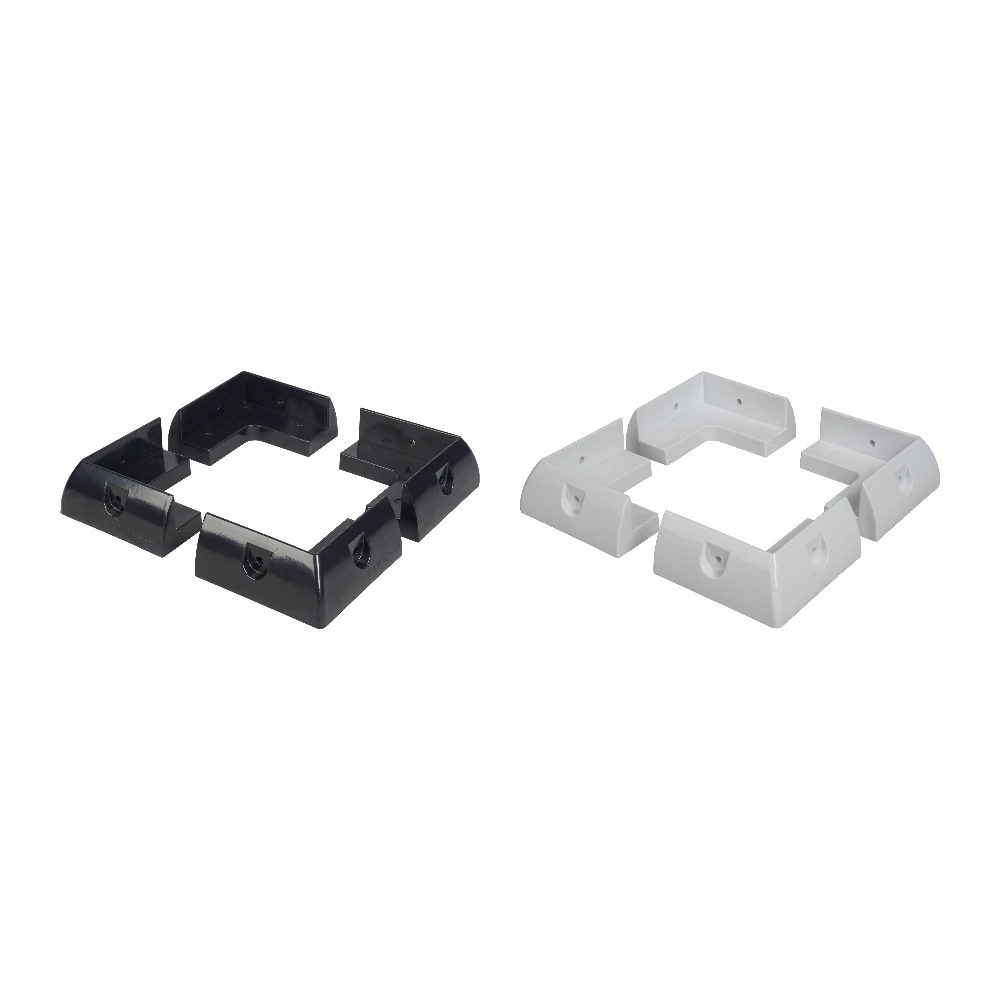 Solarmodul Halteecken MOUNT corner von Wattstunde in schwarz und weiß Solarmodul Halteecken MOUNT corner von Wattstunde in schwarz und weiß