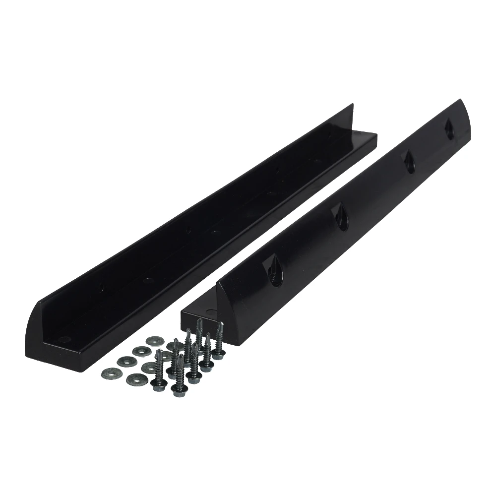 Haltespoiler MOUNT 53 schwarz von Wattstunde mit Befestigungsschrauben Haltespoiler MOUNT 53 schwarz von Wattstunde mit Befestigungsschrauben